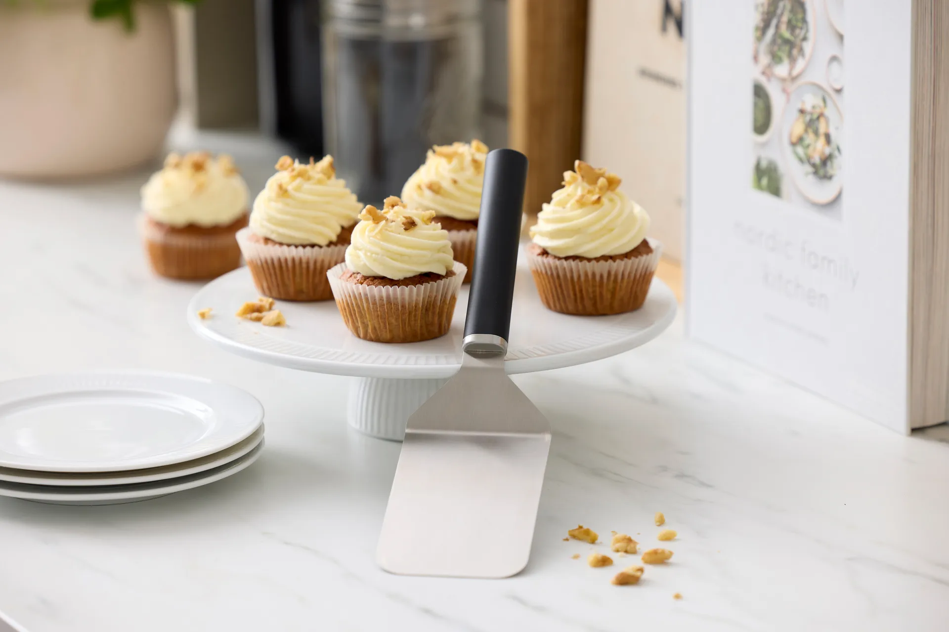 Emma Palettmesser breit Stahl 26 cm, Black Rosti