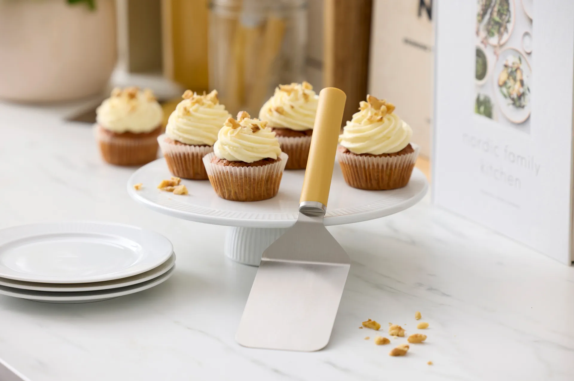 Emma Palettmesser breit Stahl 26 cm, Curry Rosti