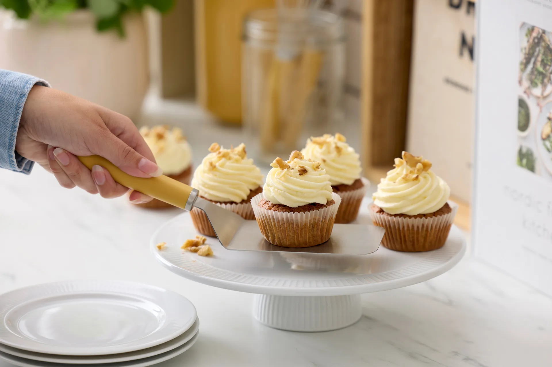 Emma Palettmesser breit Stahl 26 cm, Curry Rosti