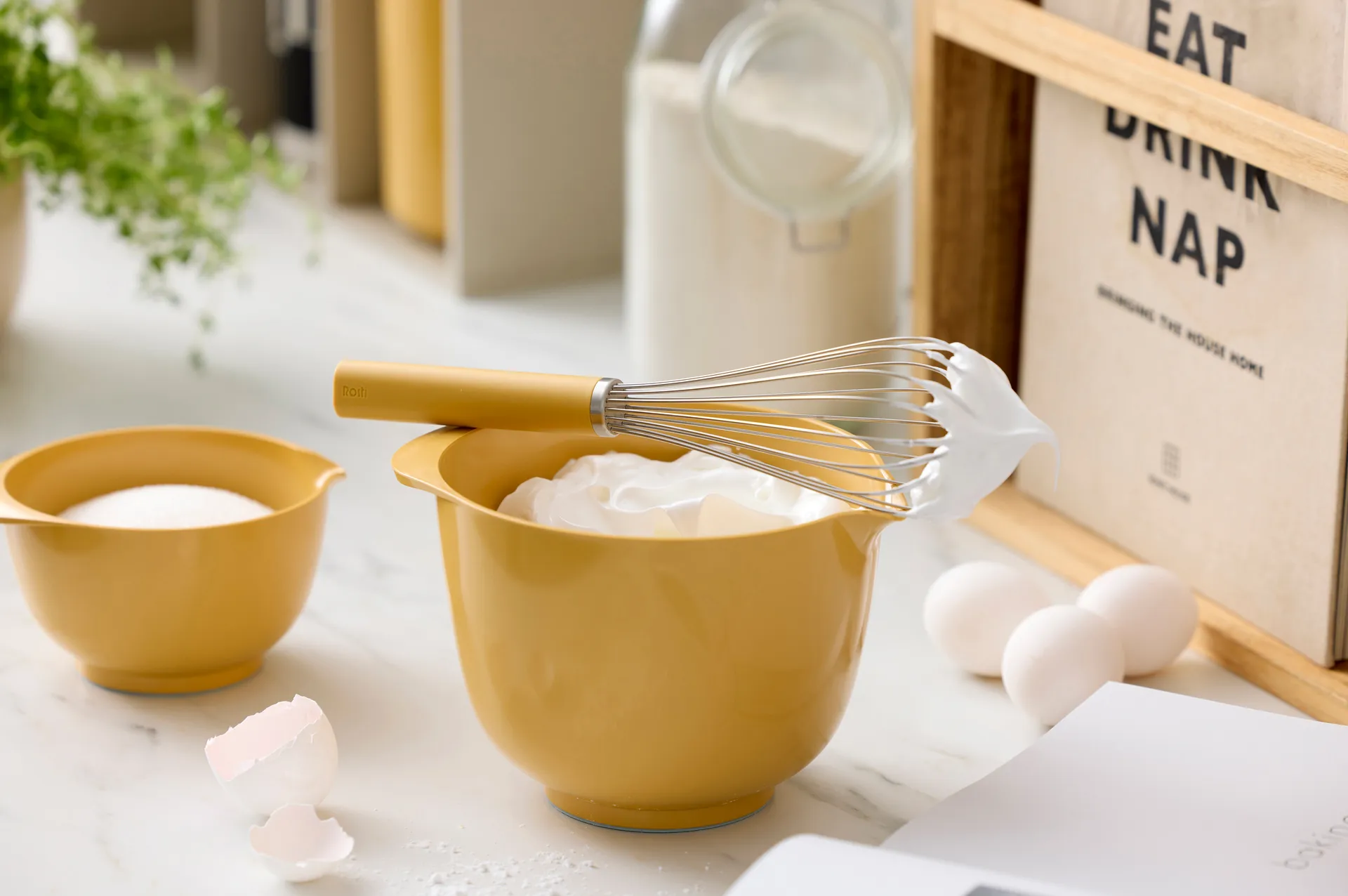 Emma Schneebesen Stahl 27 cm, Curry Rosti