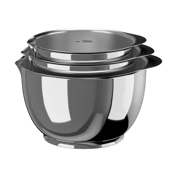 Margrethe Schüssel-Set 3-teilig - Edelstahl - Rosti