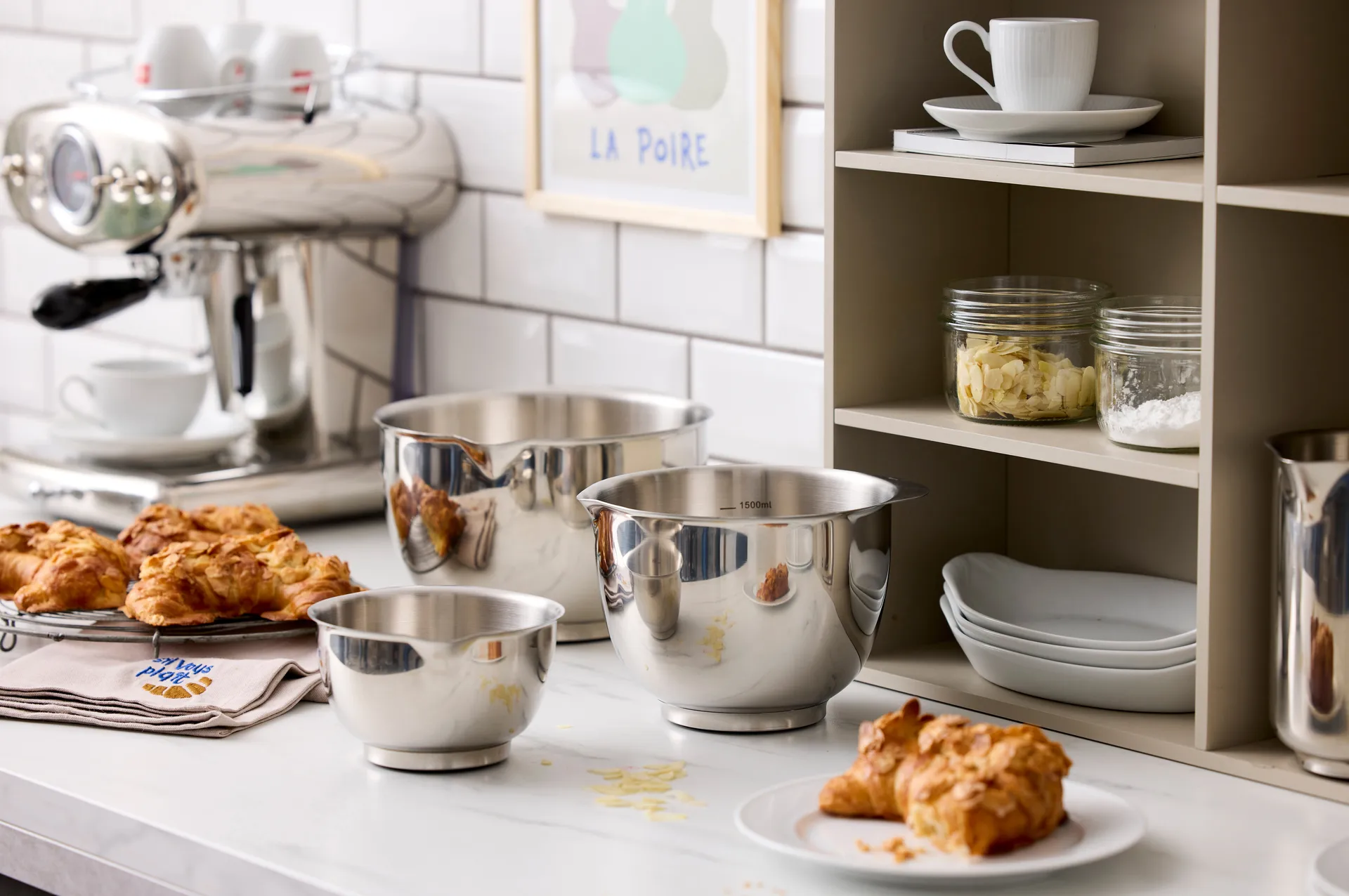 Margrethe Schüssel-Set 3-teilig, Edelstahl Rosti