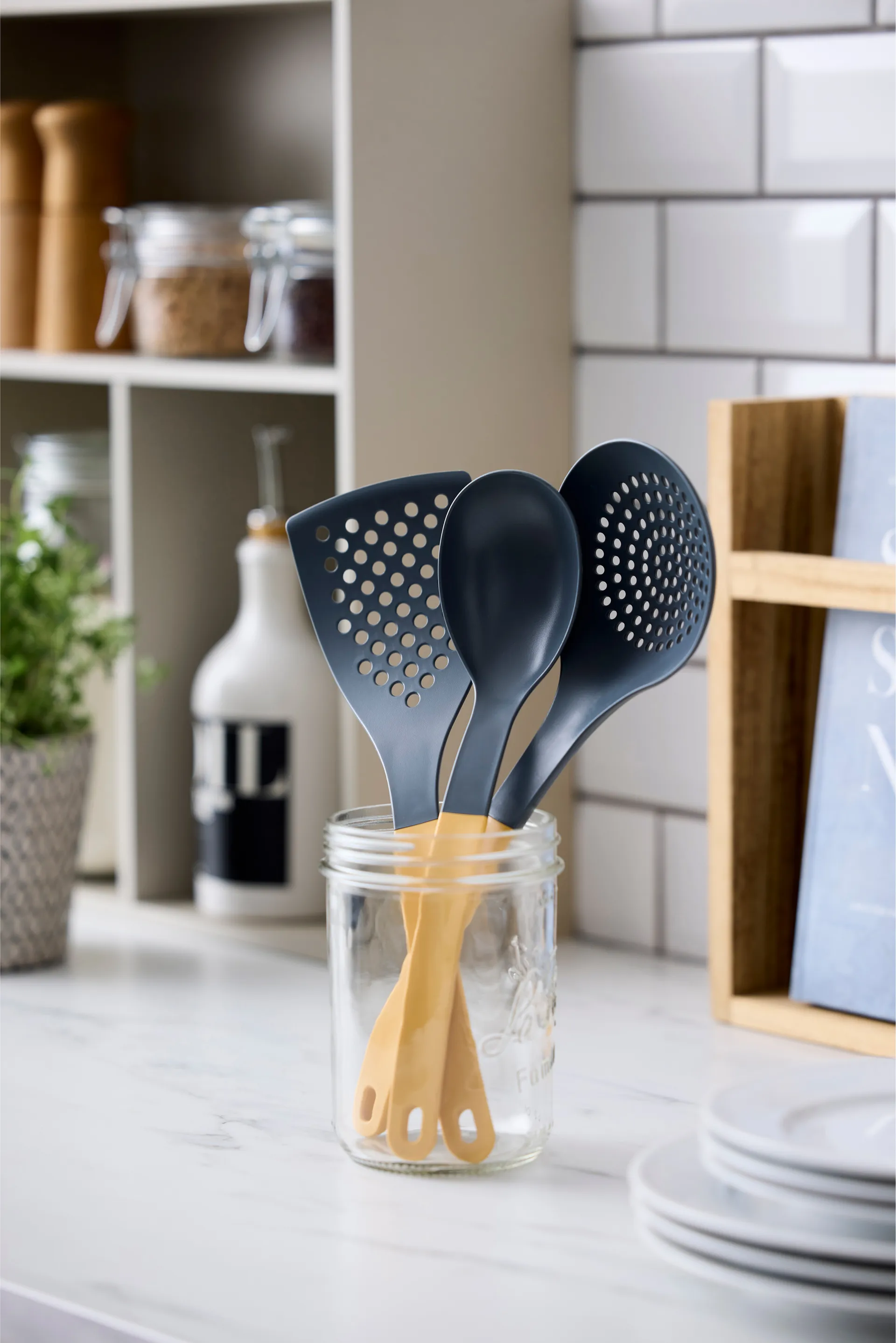 Optima Küchenutensilien 23 Teile, Curry Nylon Rosti