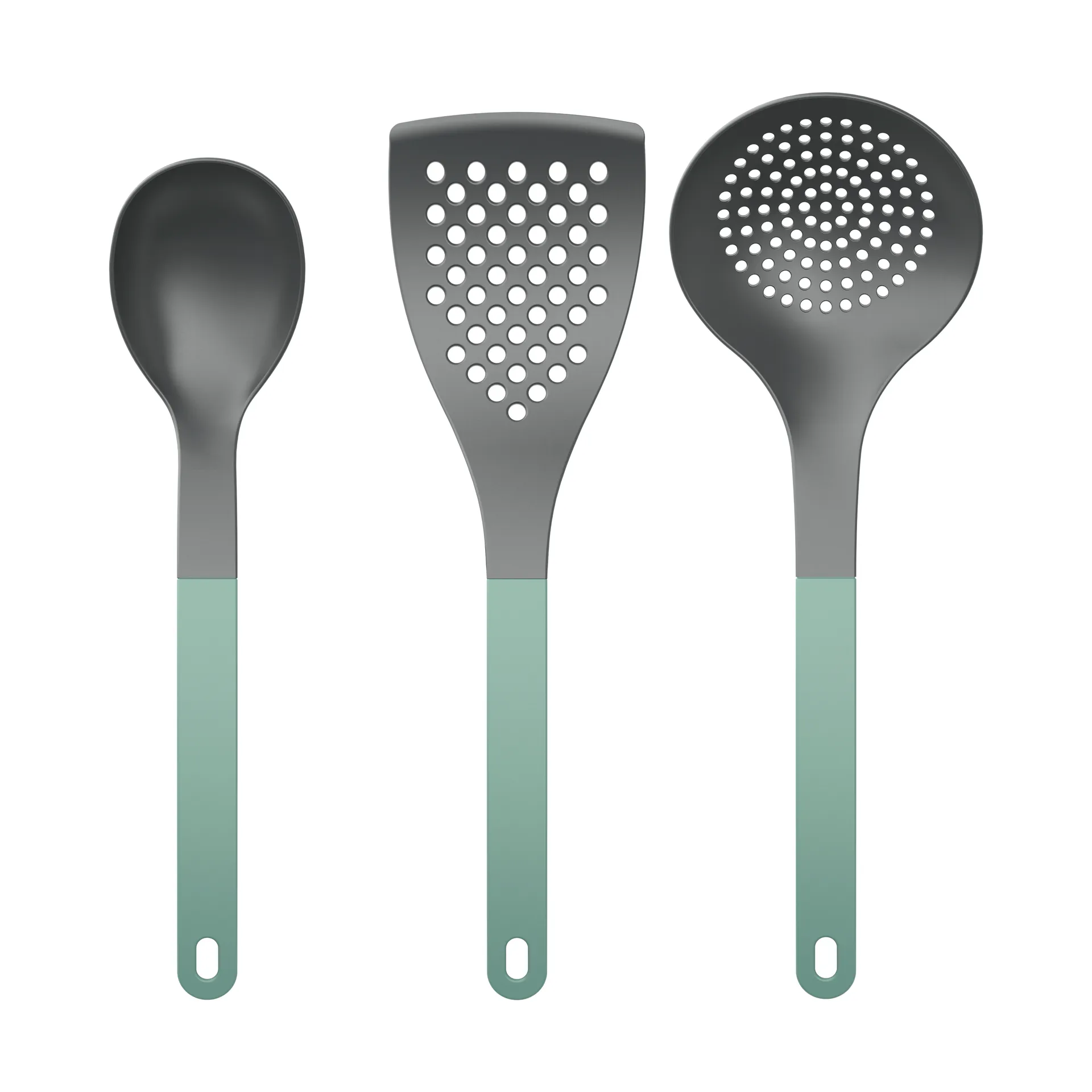 Optima Küchenutensilien 23 Teile, Nordic Green Nylon Rosti