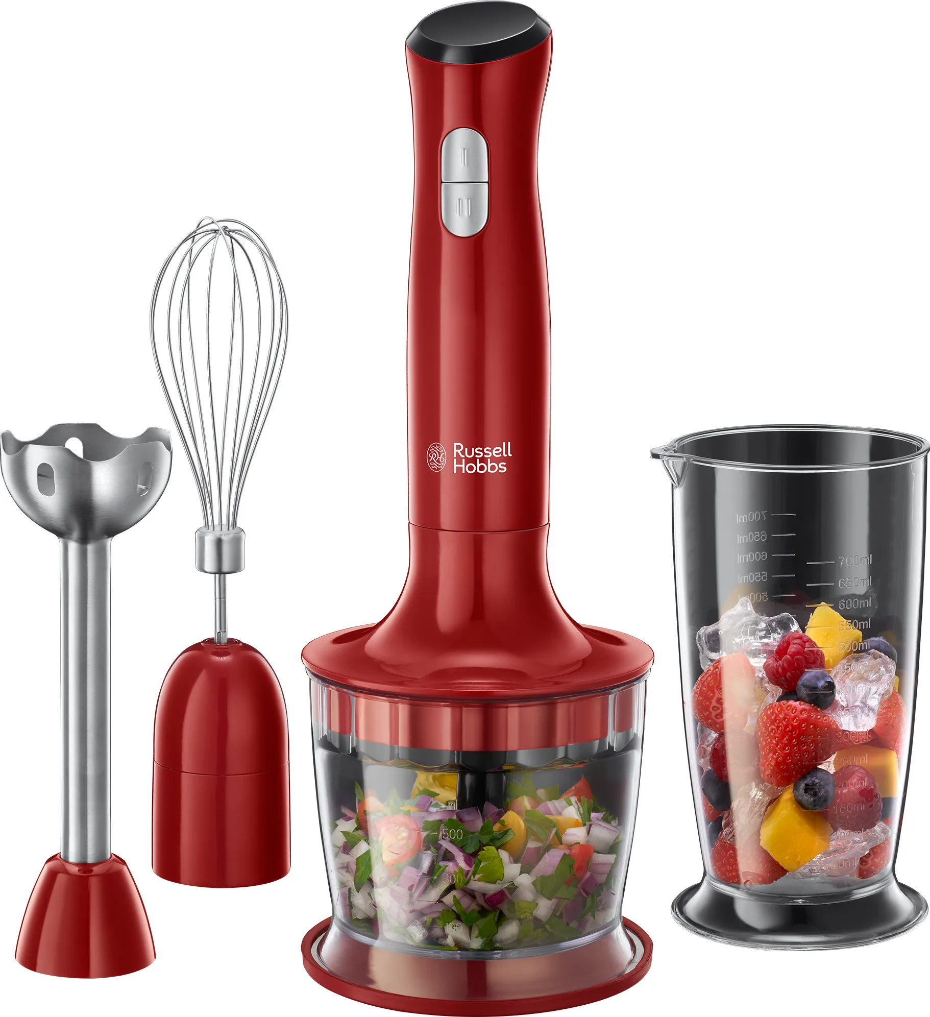 Russell Hobbs Desire Stabmixer 3-in-1, Edelstahl Russell Hobbs