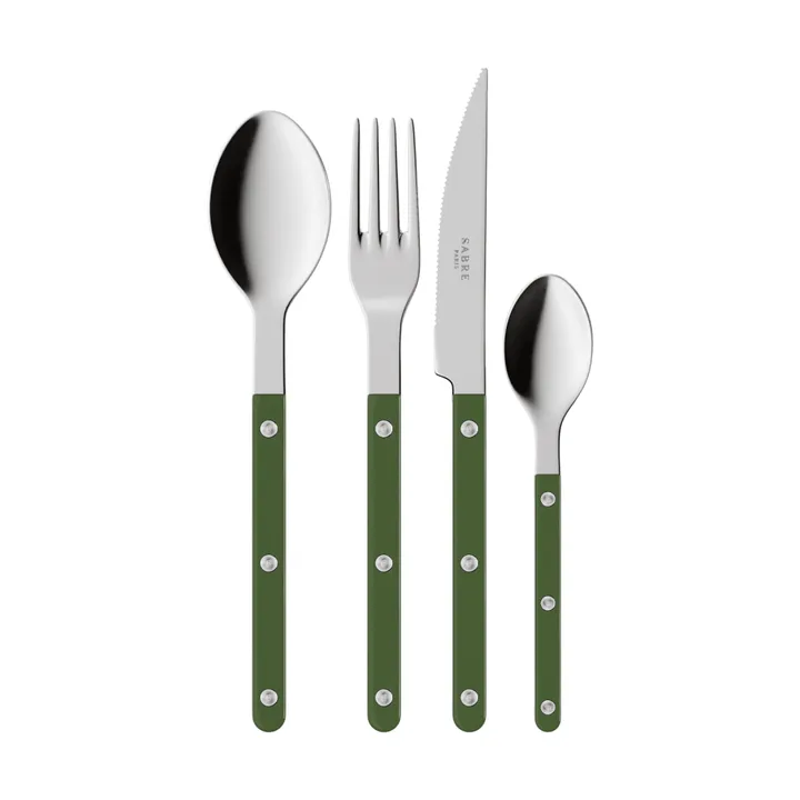 Bistrot solides Besteckset 4-teilig - Green - SABRE Paris
