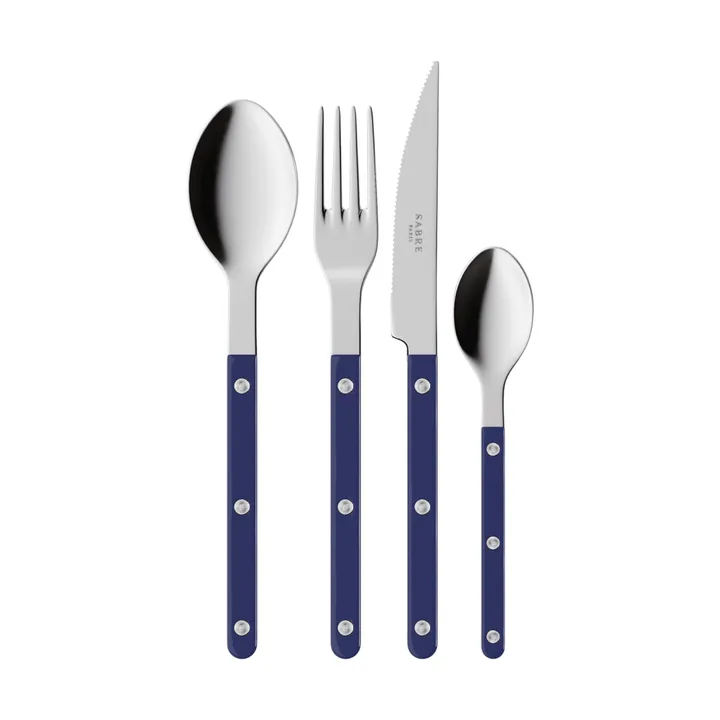 Bistrot solides Besteckset 4-teilig - Navy blue - SABRE Paris