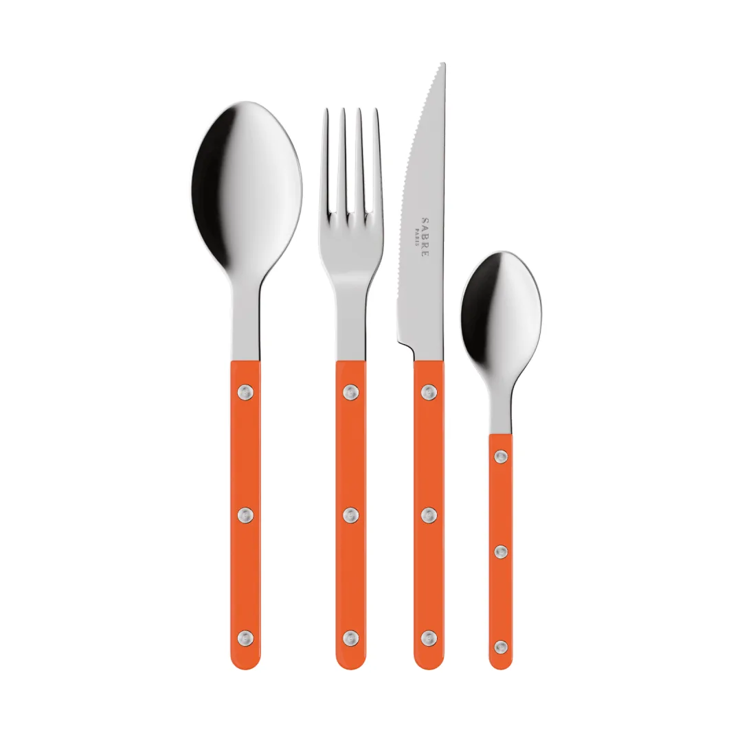 Bistrot solides Besteckset 4-teilig, Orange SABRE Paris