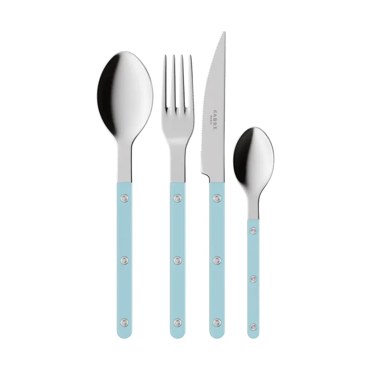 Bistrot solides Besteckset 4-teilig - Pastel blue - SABRE Paris
