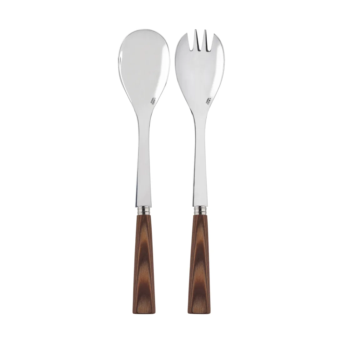Nature Salatbesteck 2-teilig, Light wood laminated SABRE Paris