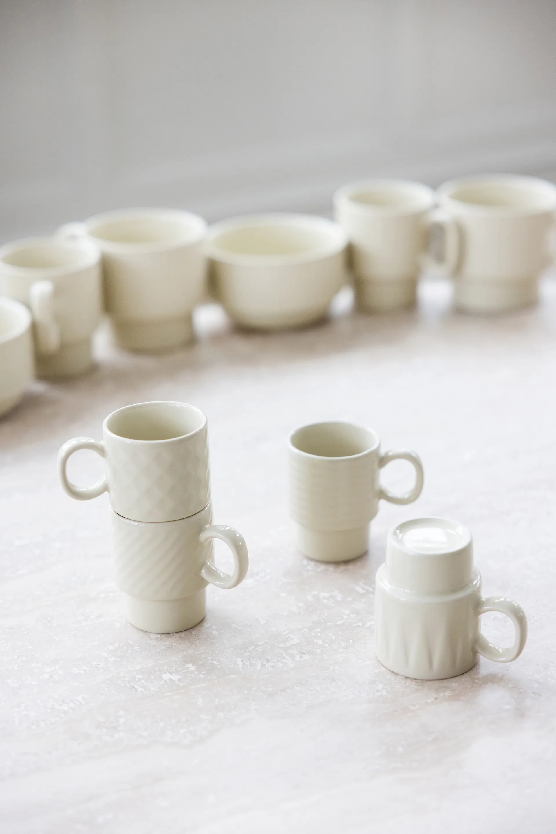 Coffee & More Espressotasse 4er Pack, Beige Sagaform