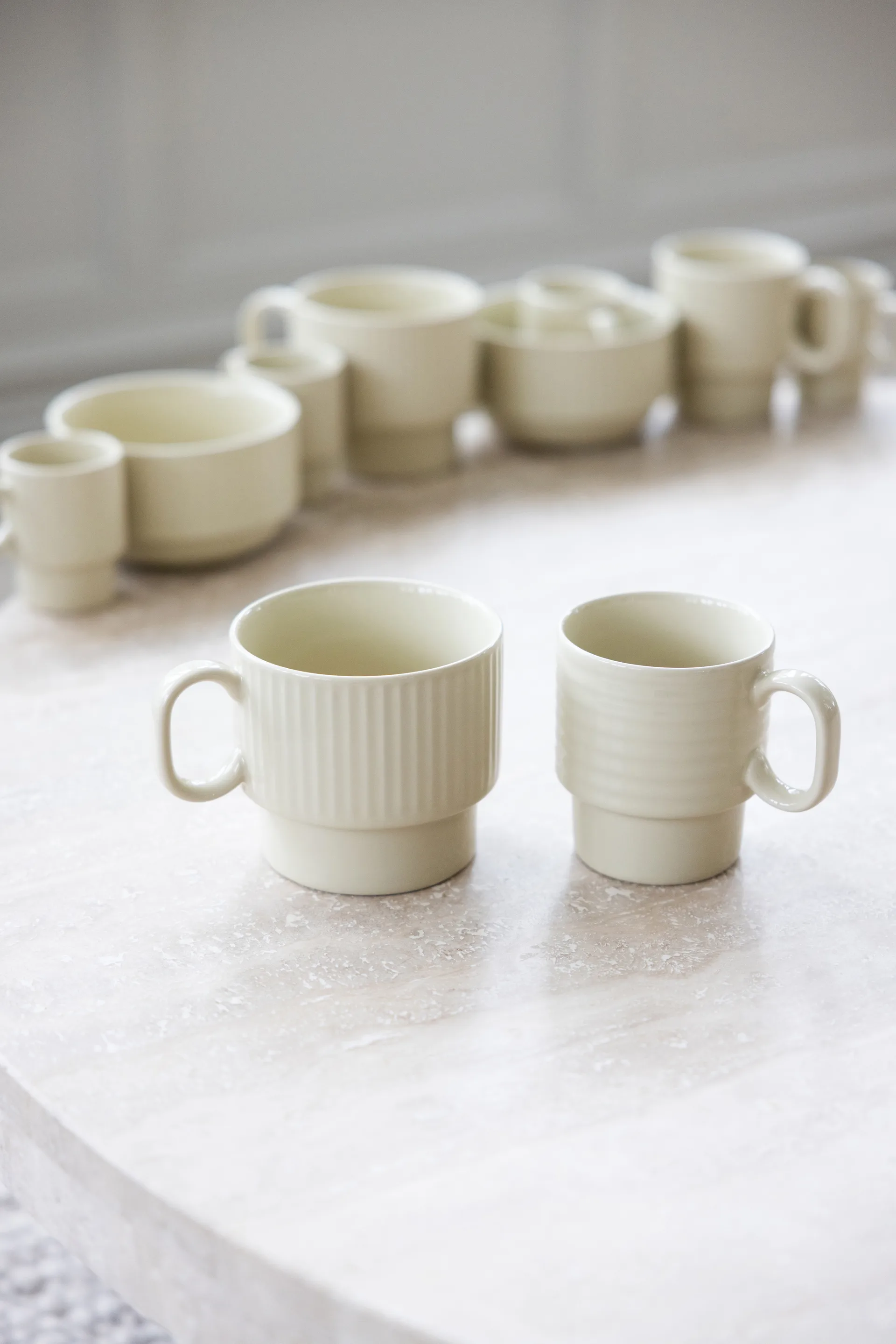 Coffee & More Teetasse 2er-Pack, Beige Sagaform