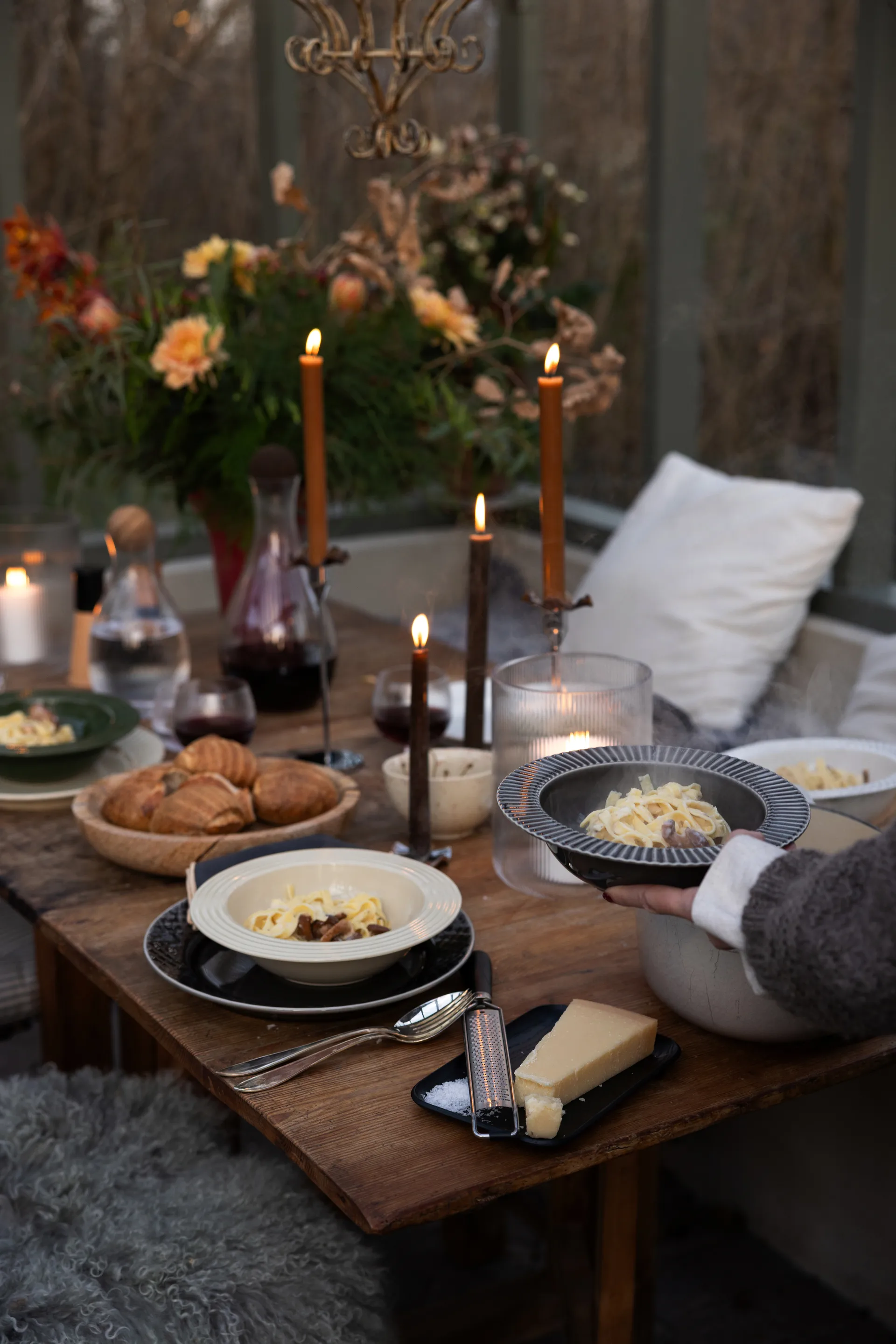 Coffee & More tiefer Teller Ø22 cm, Grau Sagaform