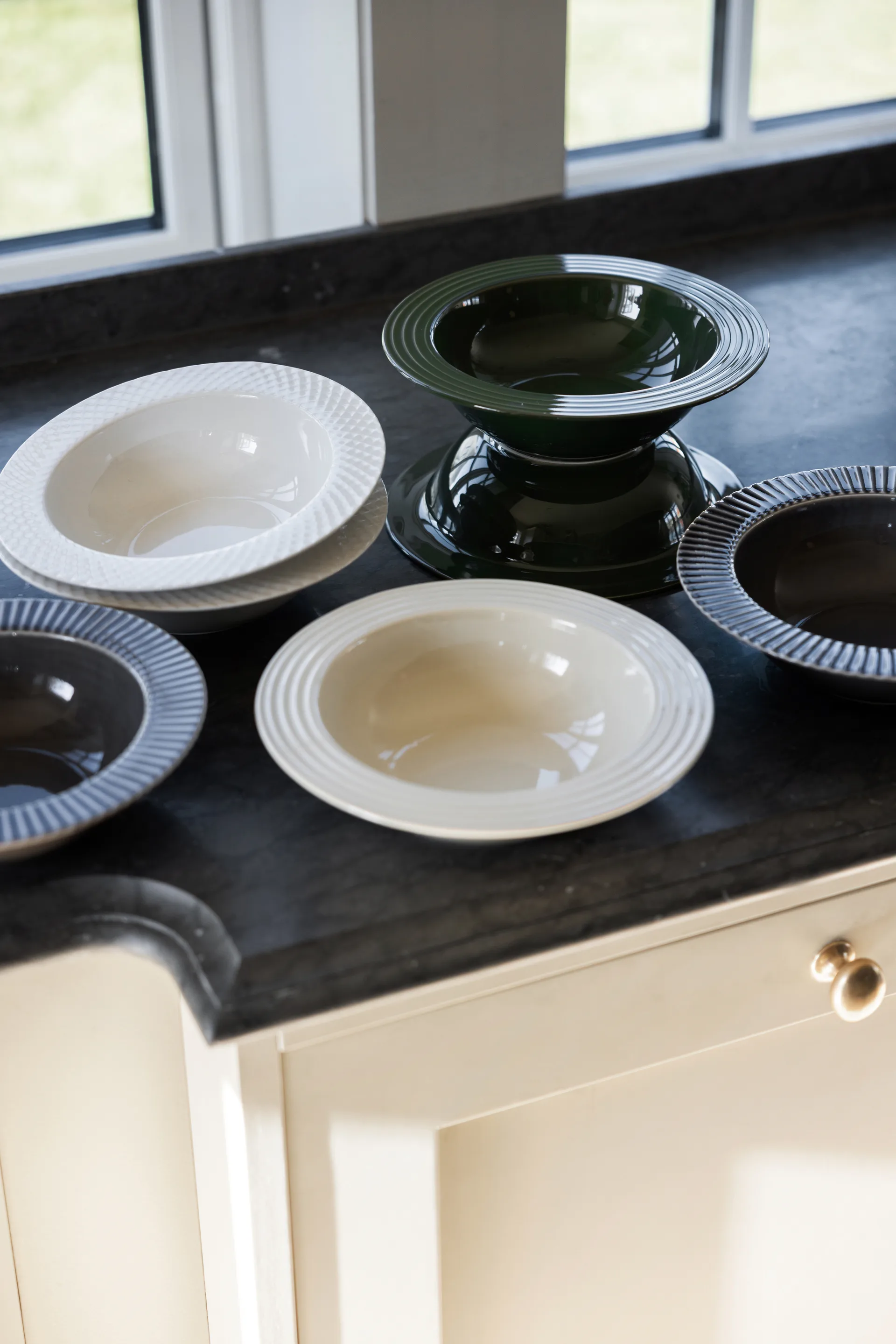 Coffee & More tiefer Teller Ø22 cm, Grau Sagaform