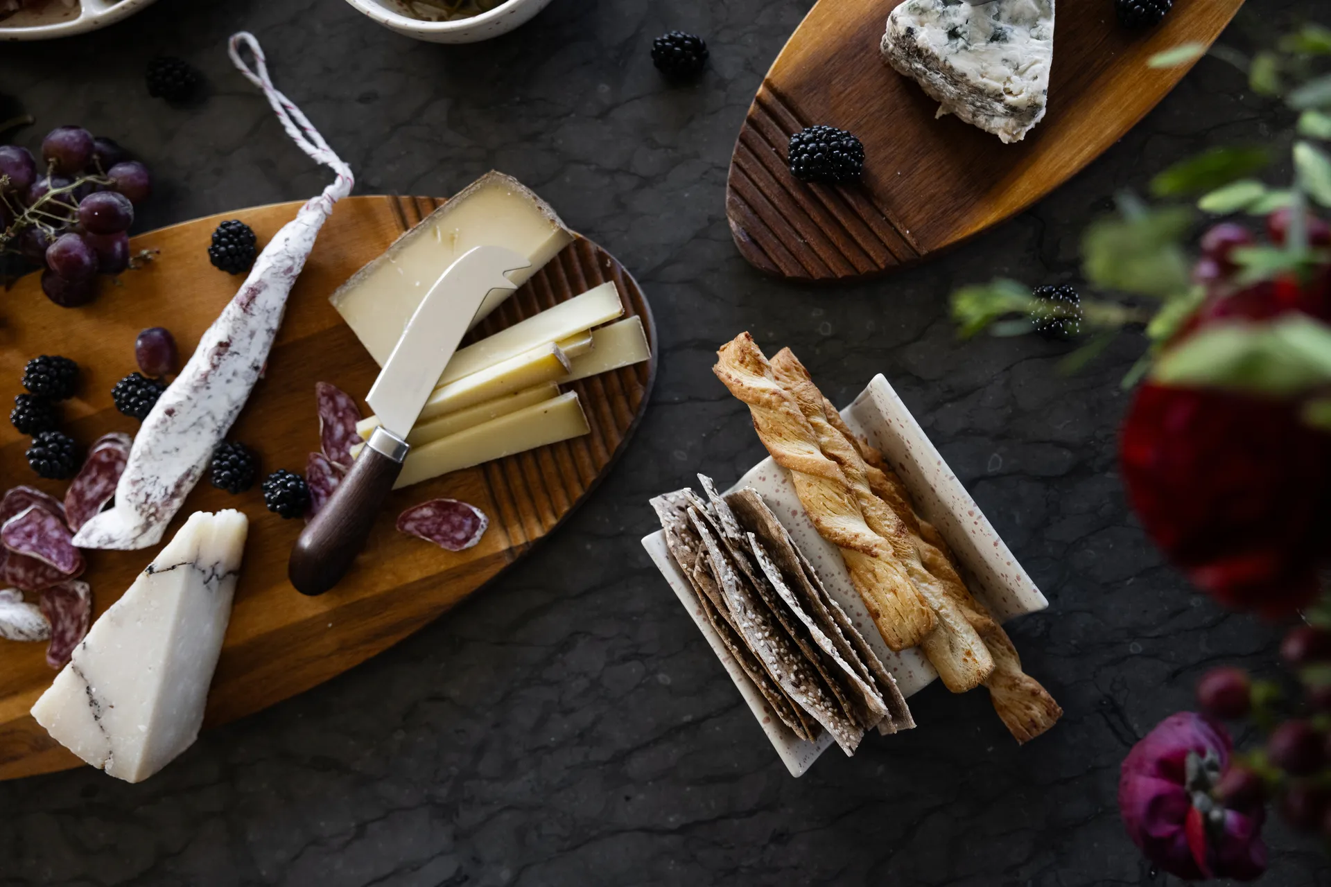 Ditte Taco Halter 2er-Pack, Beige-Weinrot Sagaform