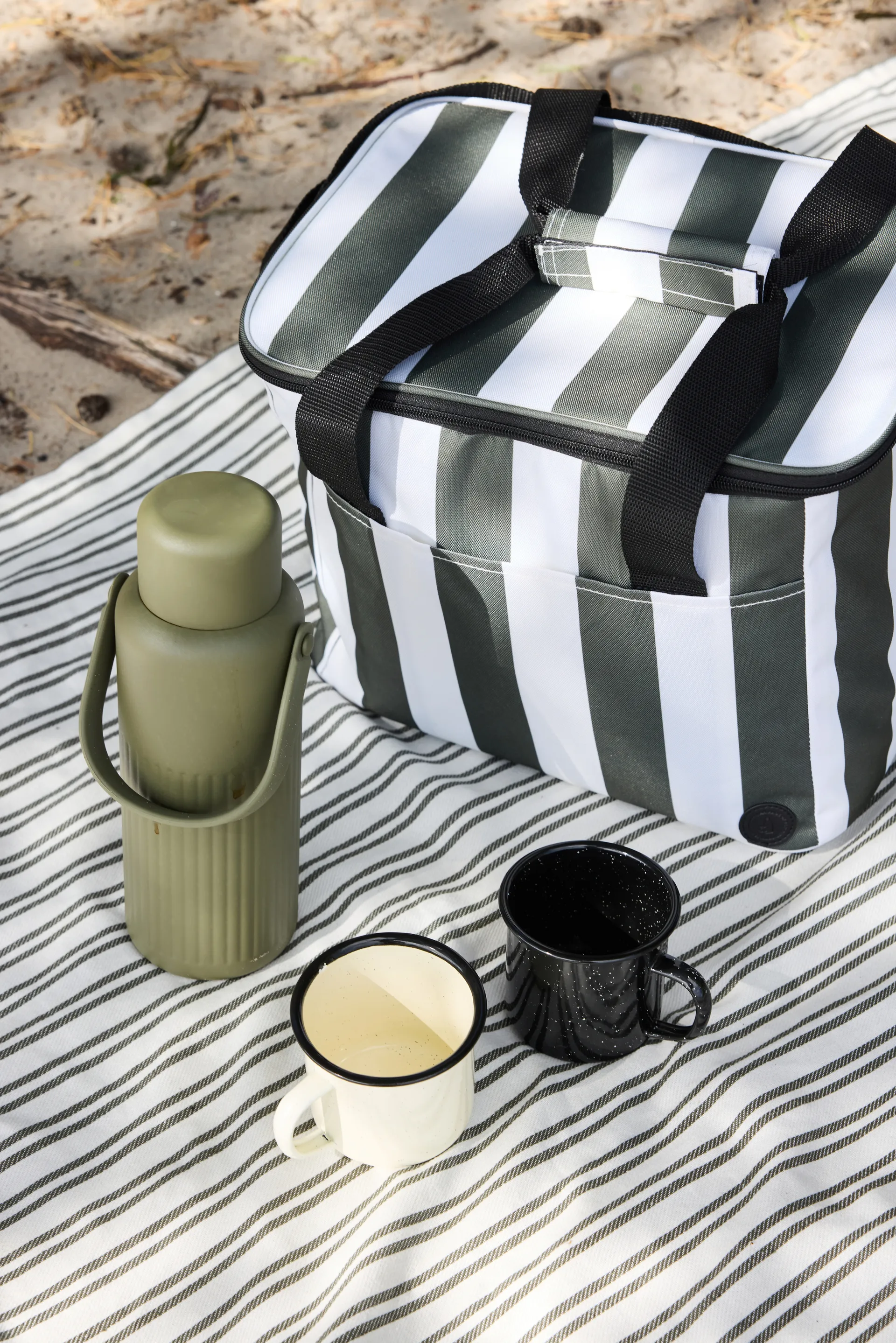 Ella Hamam-Handtuch, Grün, 90x170 cm Sagaform