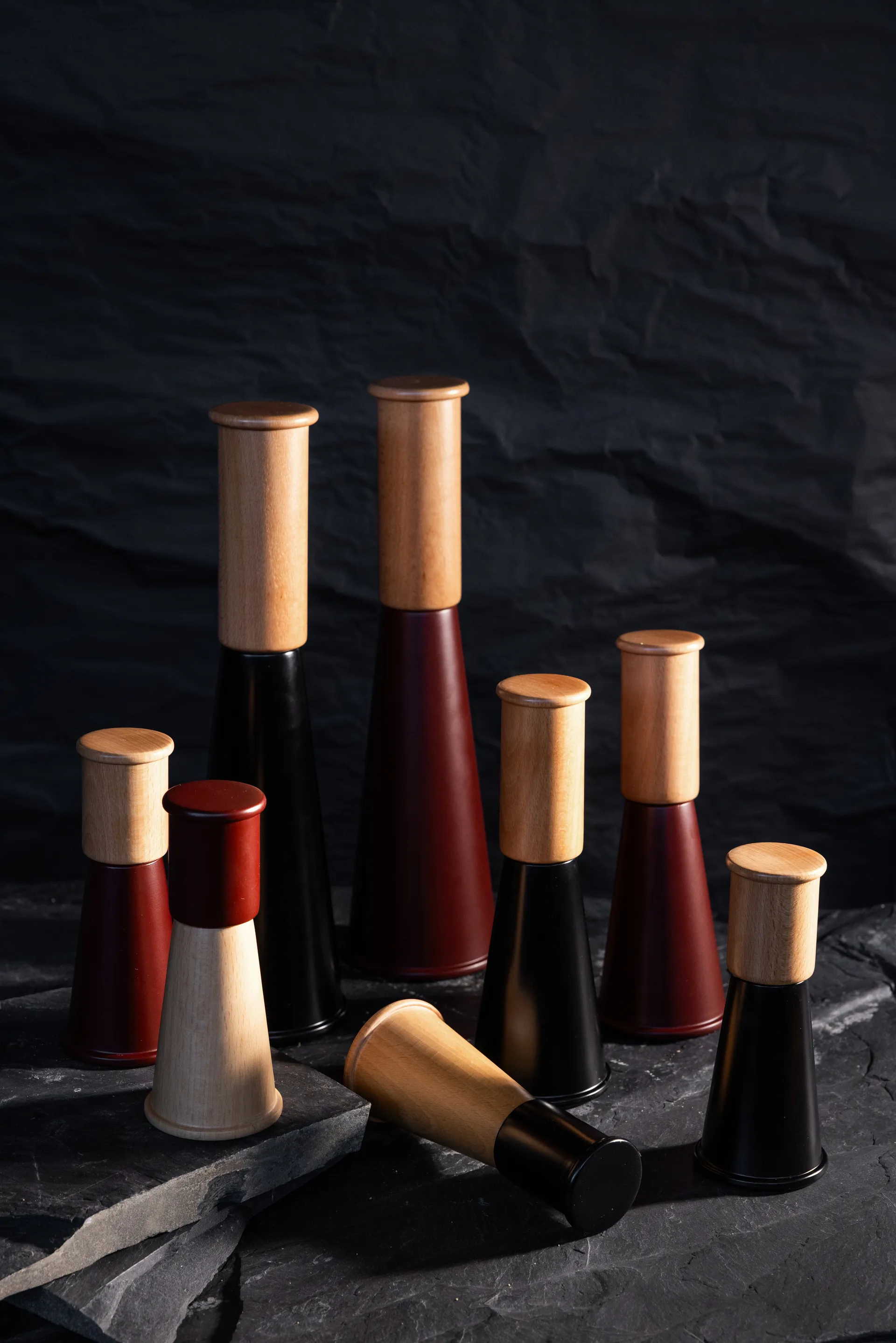 Gurken Salz- und Pfeffermühle groß 32 cm, Rot-braun Sagaform