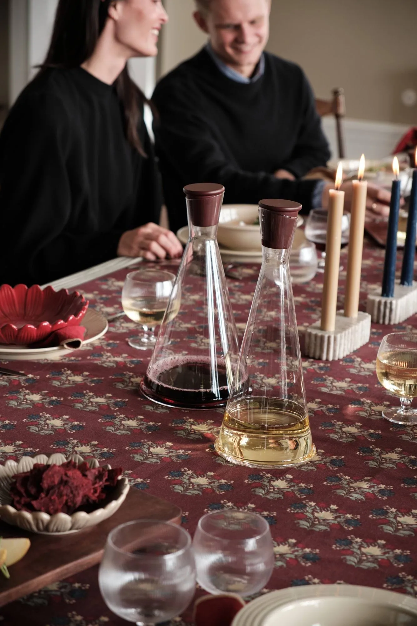 Gurken Weinkaraffe, Klar-Dunkelrot, 1,6 l Sagaform
