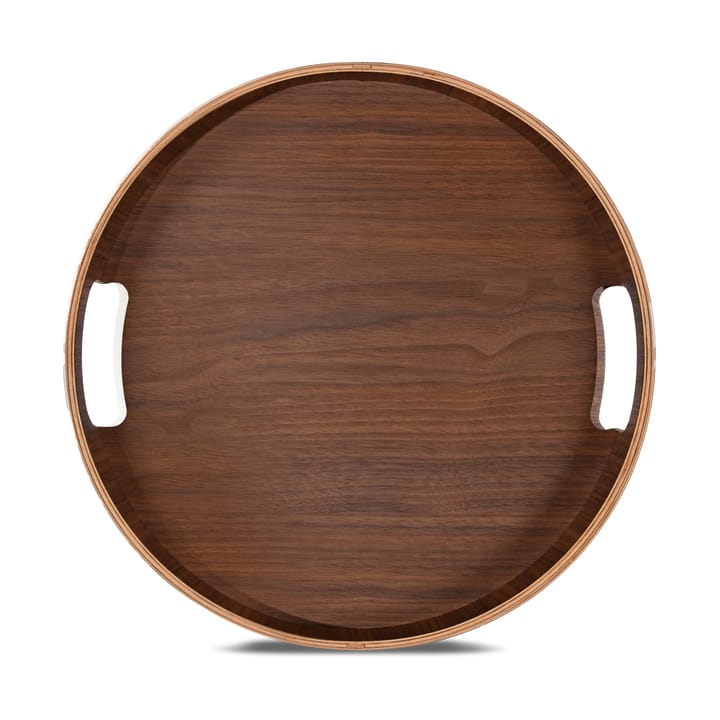 Hanna runde Tablett Ø35 cm, Dunkelbraun Sagaform