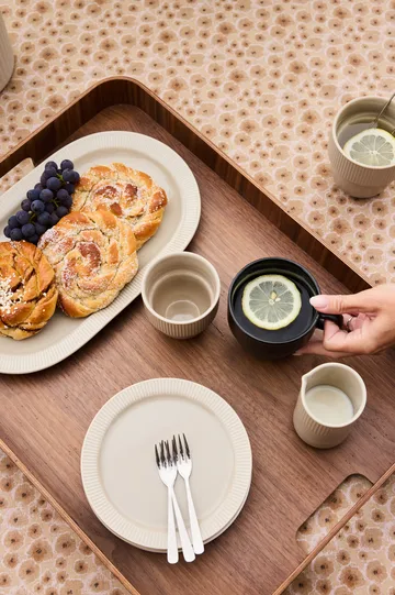 Inka Servierplatte - Beige-warm grau - Sagaform