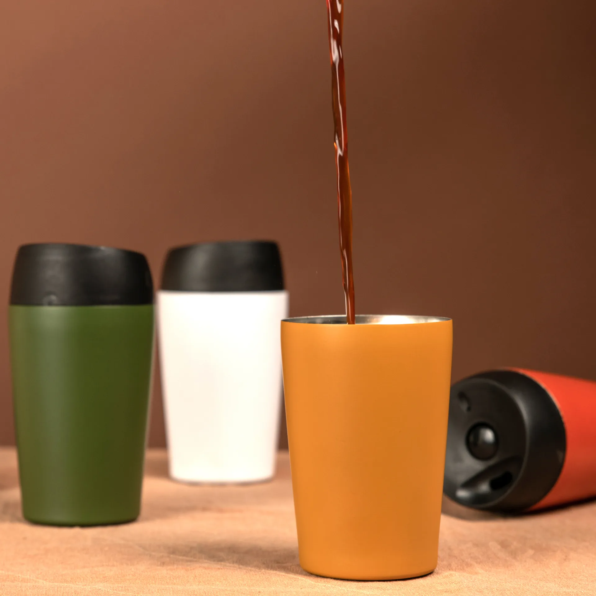 Loke Autobecher 24cl, Grün Sagaform