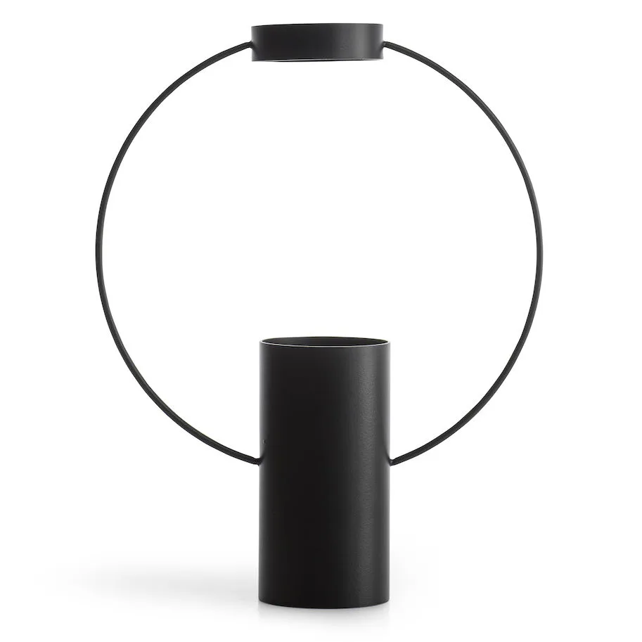 Moon Vase 30cm, Schwarz Sagaform