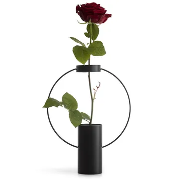Moon Vase 30cm - Schwarz - Sagaform