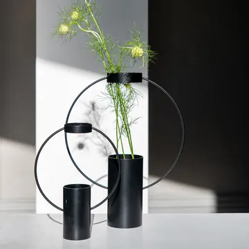 Moon Vase 30cm - Schwarz - Sagaform