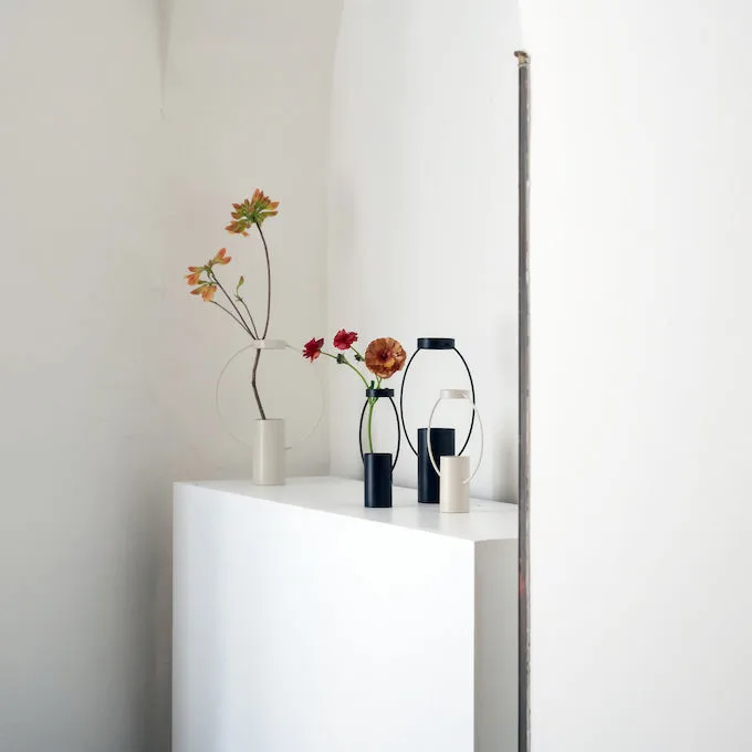 Moon Vase 30cm, Schwarz Sagaform