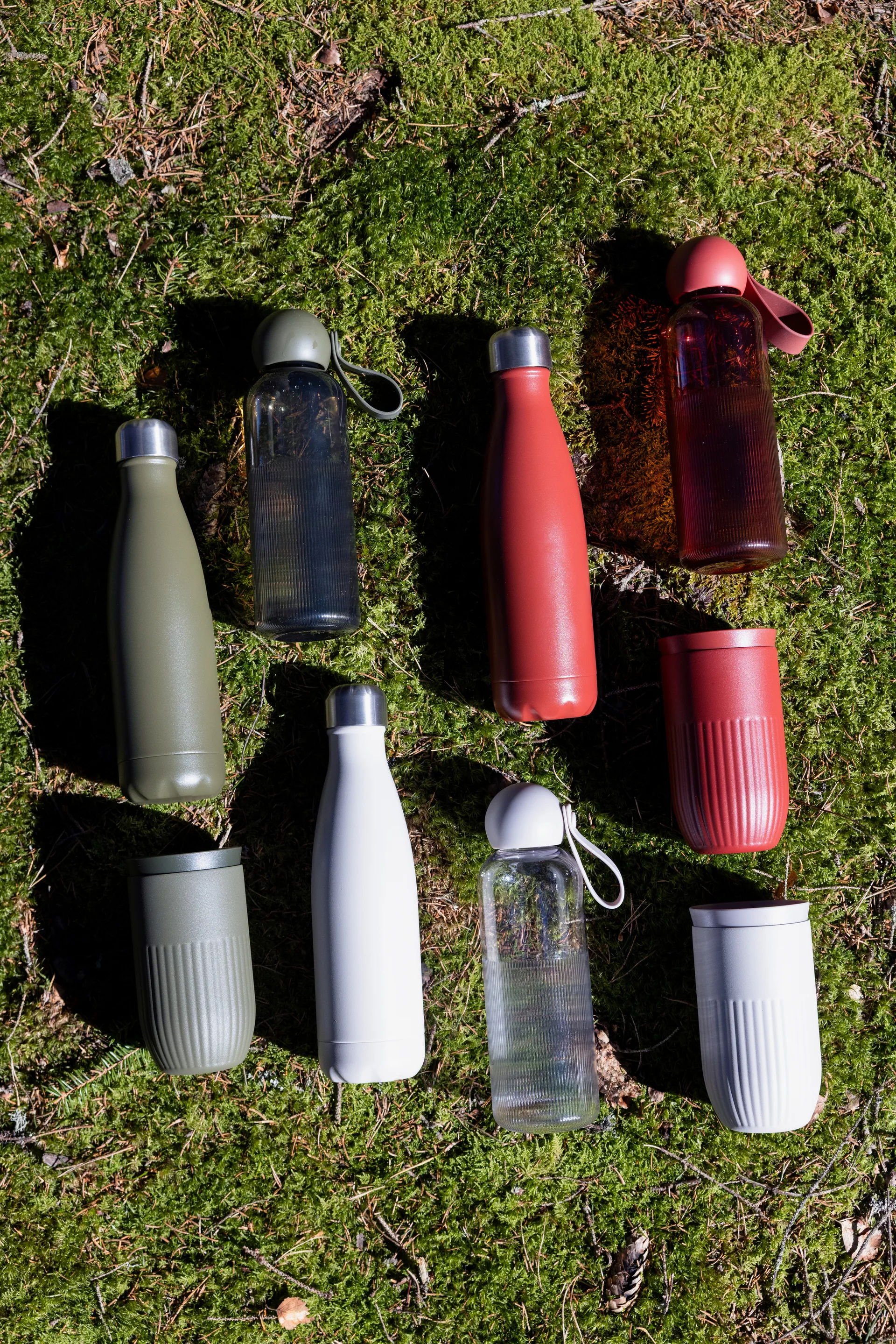 Nils Stahlflasche 50cl, Rot Pantone Sagaform