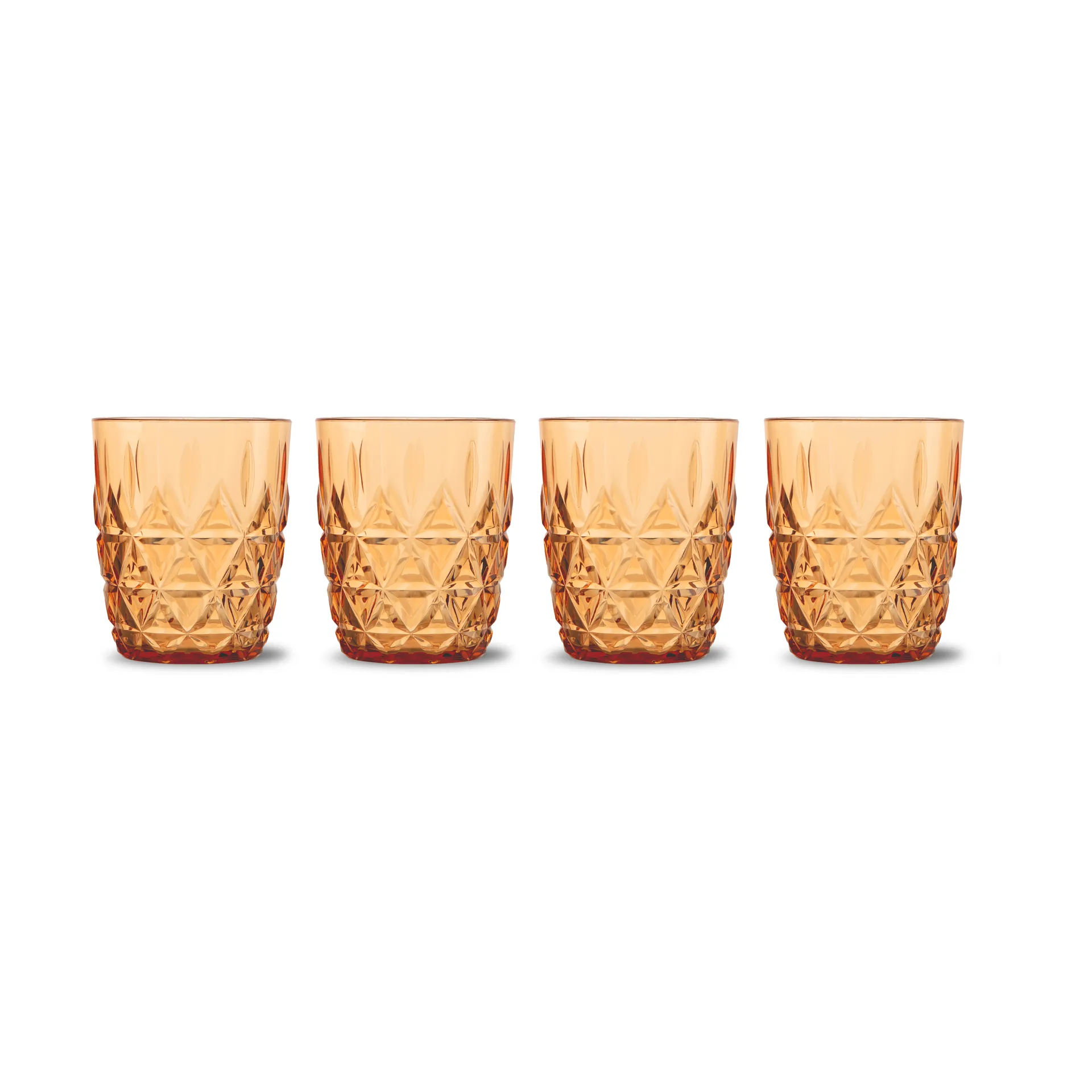 Picknick Juni Wasserglas 28 cl 4er-Pack, Amber Sagaform