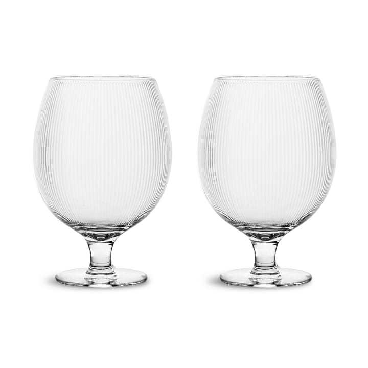 Sagaform Blanka Bierglas 50 cl 2er-Pack - Klar - Sagaform