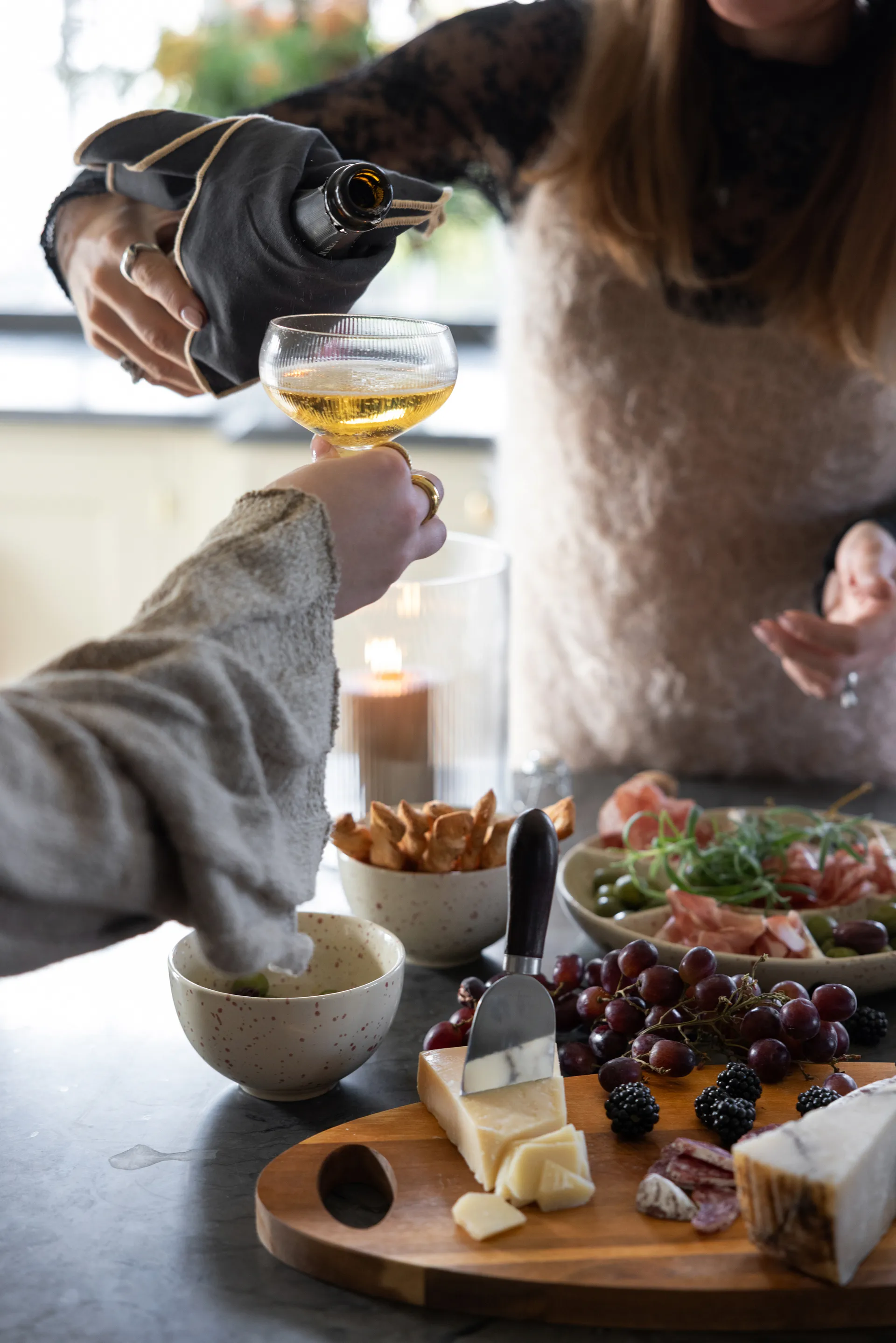 Sagaform Blanka Champagnerkelch 30 cl 2er-Pack, Klar Sagaform