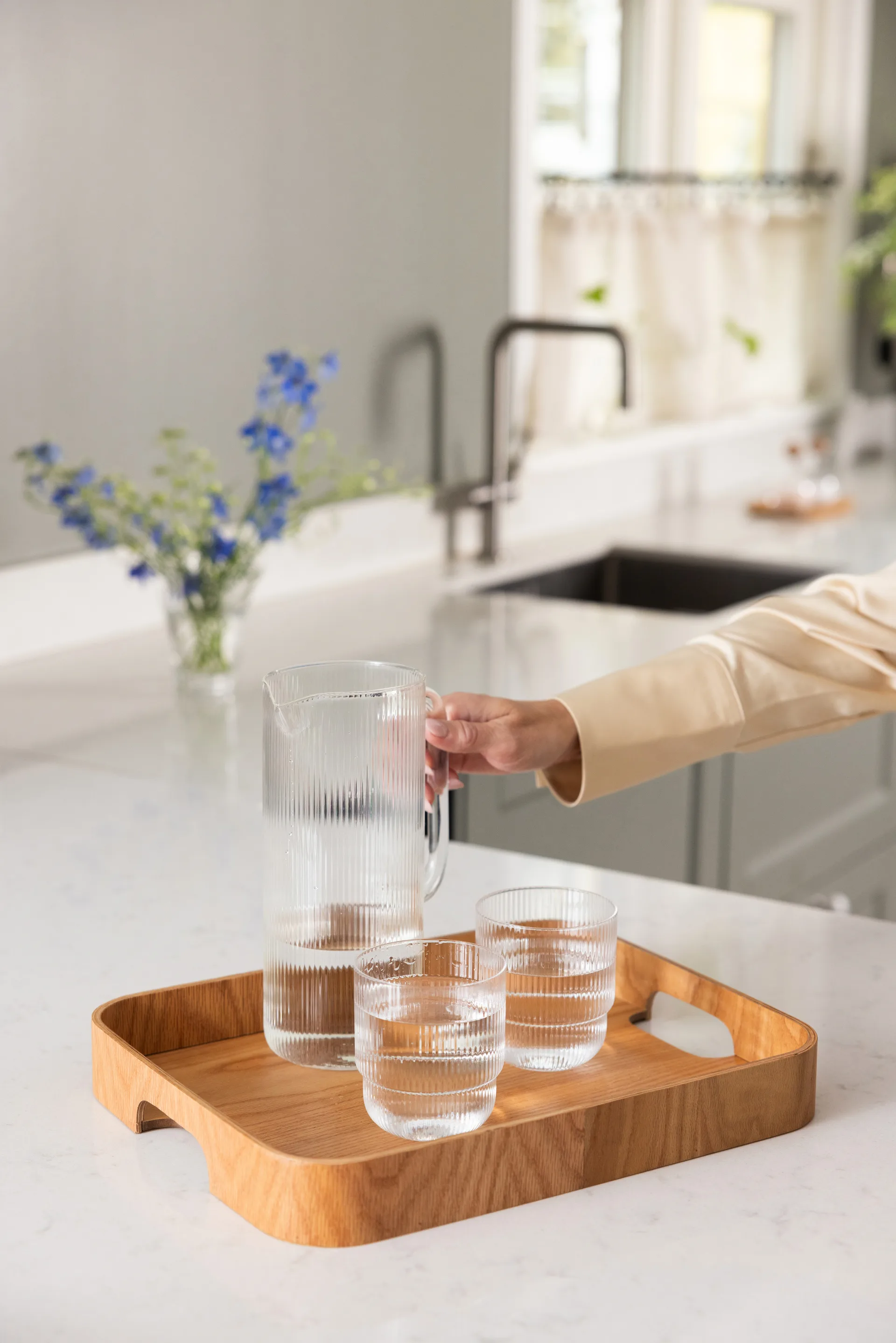 Sagaform klare Wassergläser 4er-Pack, Klar Sagaform