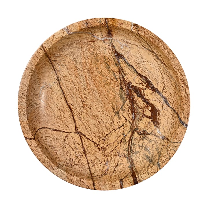 Stein Schüssel groß Ø28 cm, Brauner Waldmarmor Sagaform