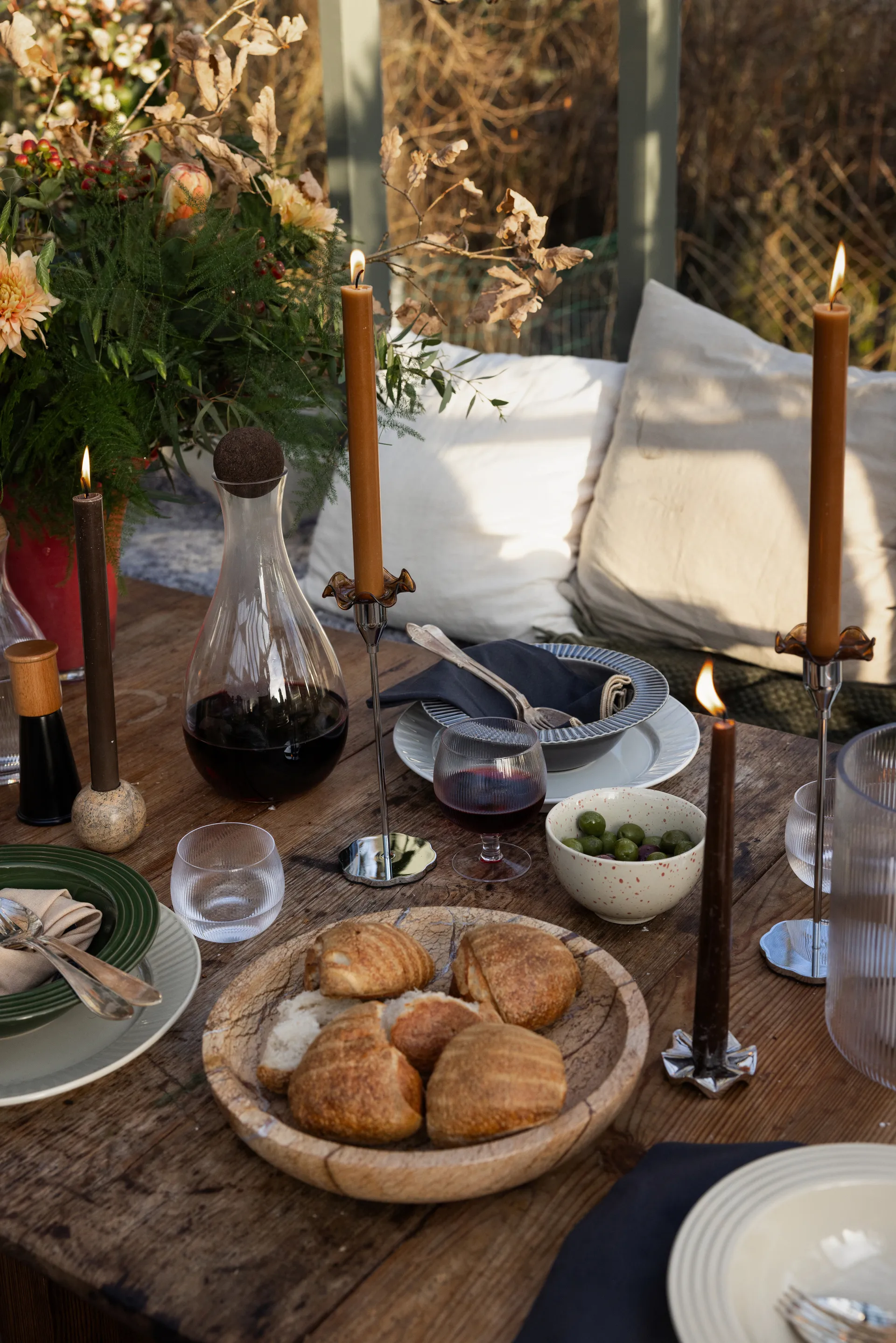 Stein Schüssel groß Ø28 cm, Brauner Waldmarmor Sagaform