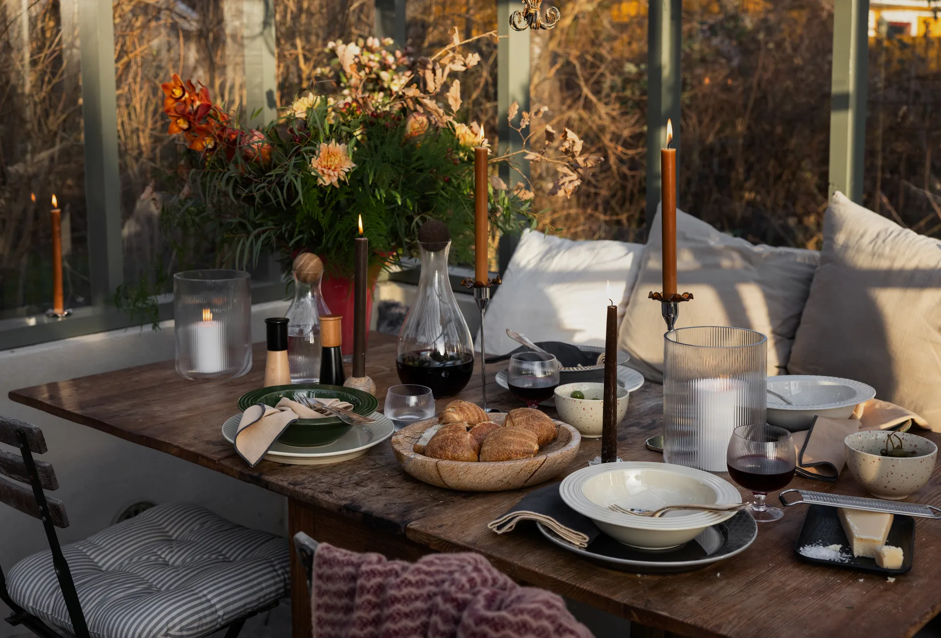 Stein Schüssel groß Ø28 cm, Brauner Waldmarmor Sagaform