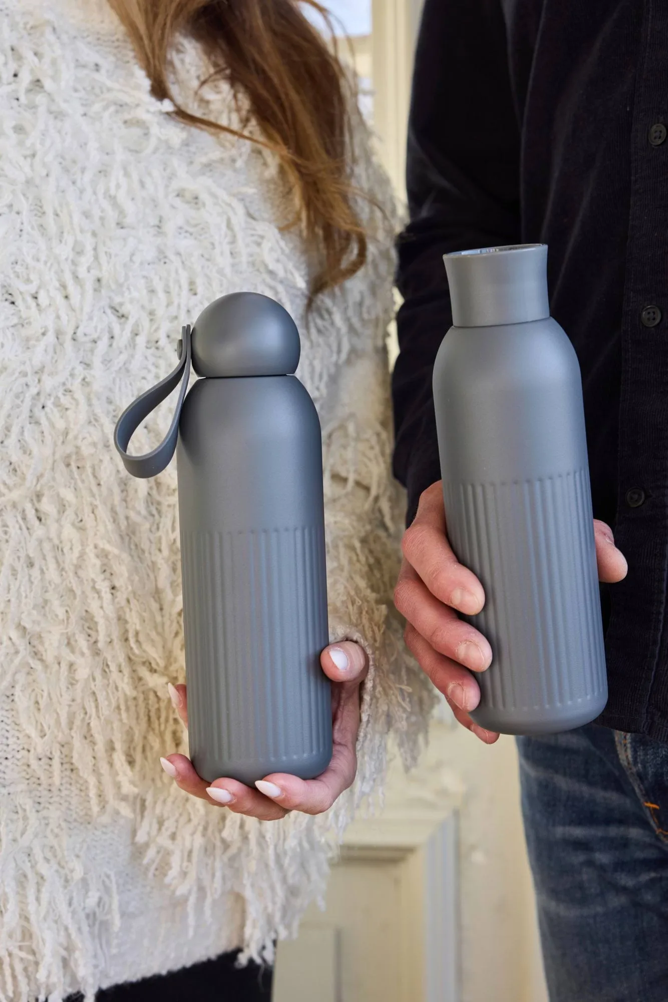 Tekla Thermosflasche, Grau Pantone Cool gray 10C, 50 cl Sagaform
