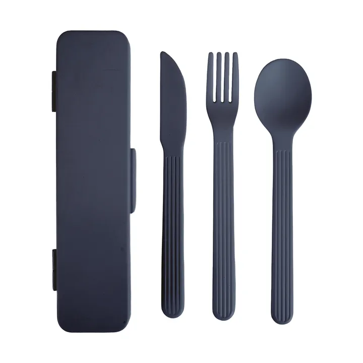 Tina Besteckset - Blau Pantone 2379C - Sagaform