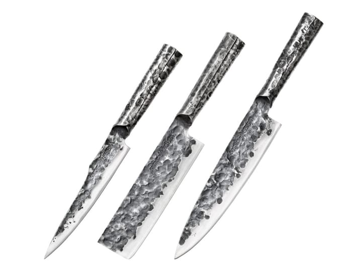 Meteora Messerset 3 Teile, Stahl Samura