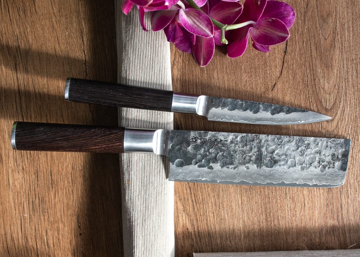 Kuro Nakiri 18 cm mit Petty 11 cm, 2-teilig Satake