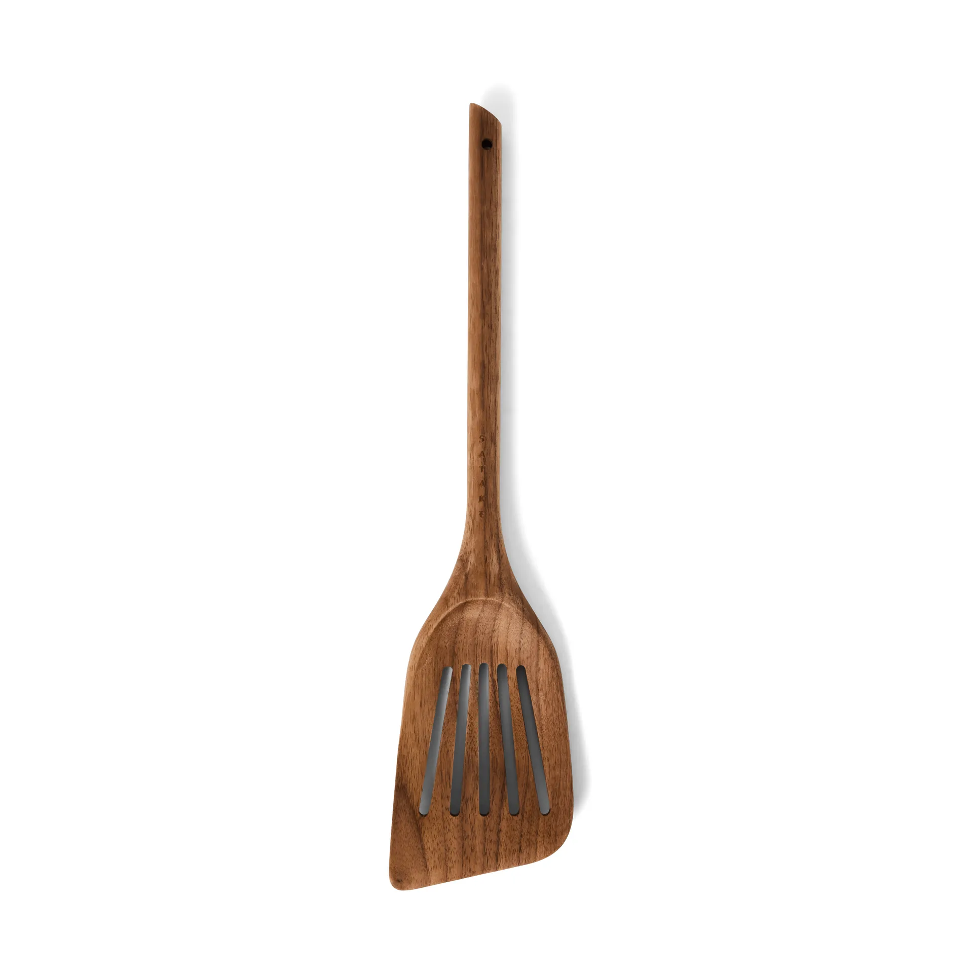 Satake Bratwender 33,5 cm, Walnuss, gelocht Satake