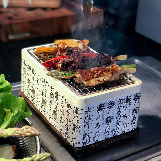 Satake Hibachi Tischgrill, Rechteckig Satake