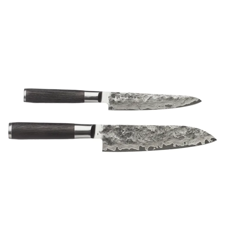 Satake Kuro Messer-Set santoku & petty - 2-teilig - Satake