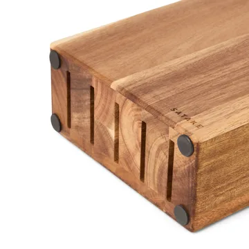 Satake Messerblock - Akazie, 5 Messer, 22,8x18x8 cm - Satake