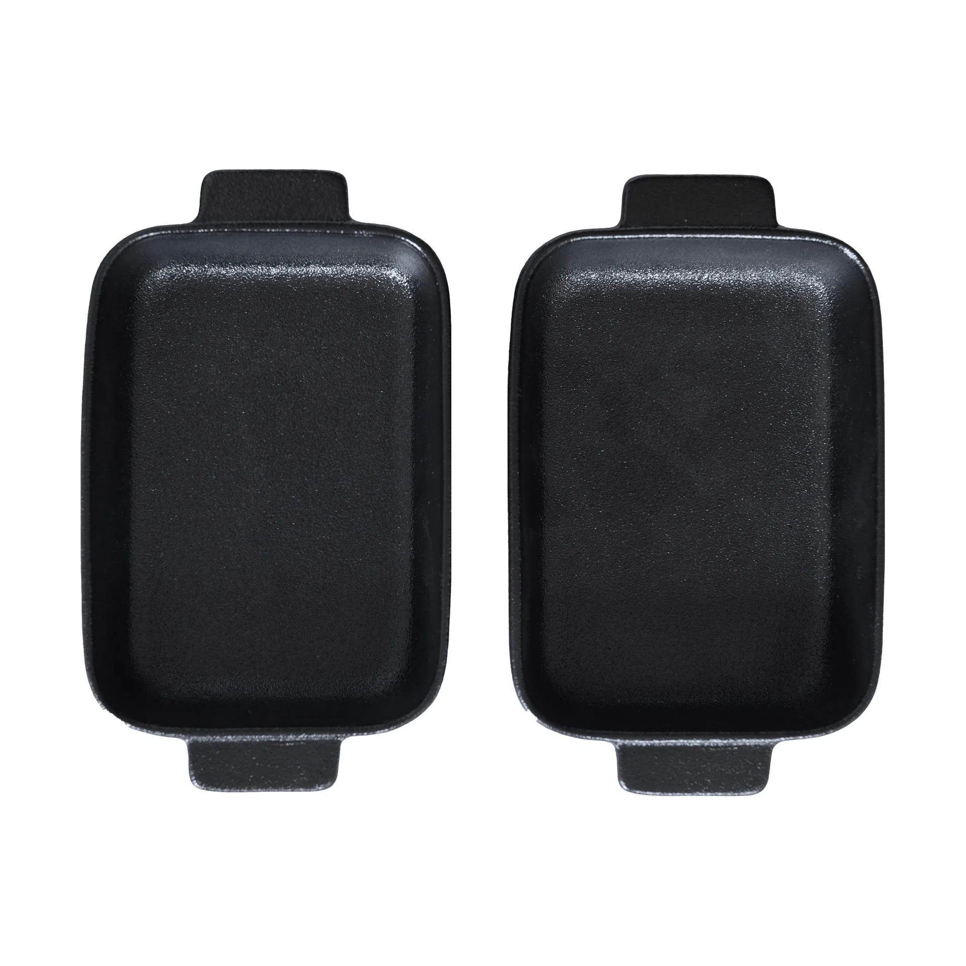 Satake Ofenform Porzellan schwarz 2er-Pack, 19 cm Satake