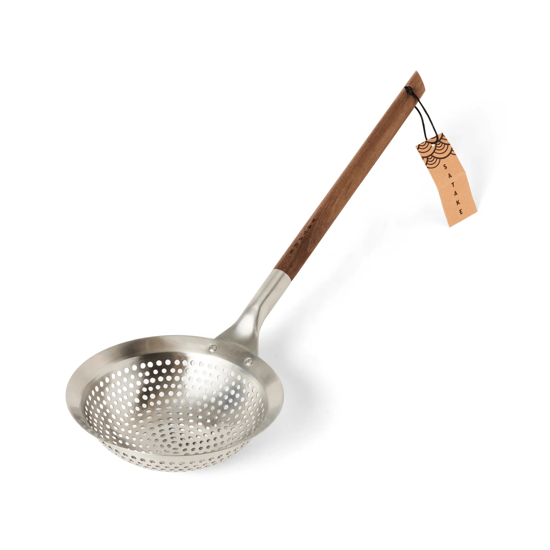Satake Schaumlöffel, Edelstahl-Walnuss, 41,3x14,2 cm Satake