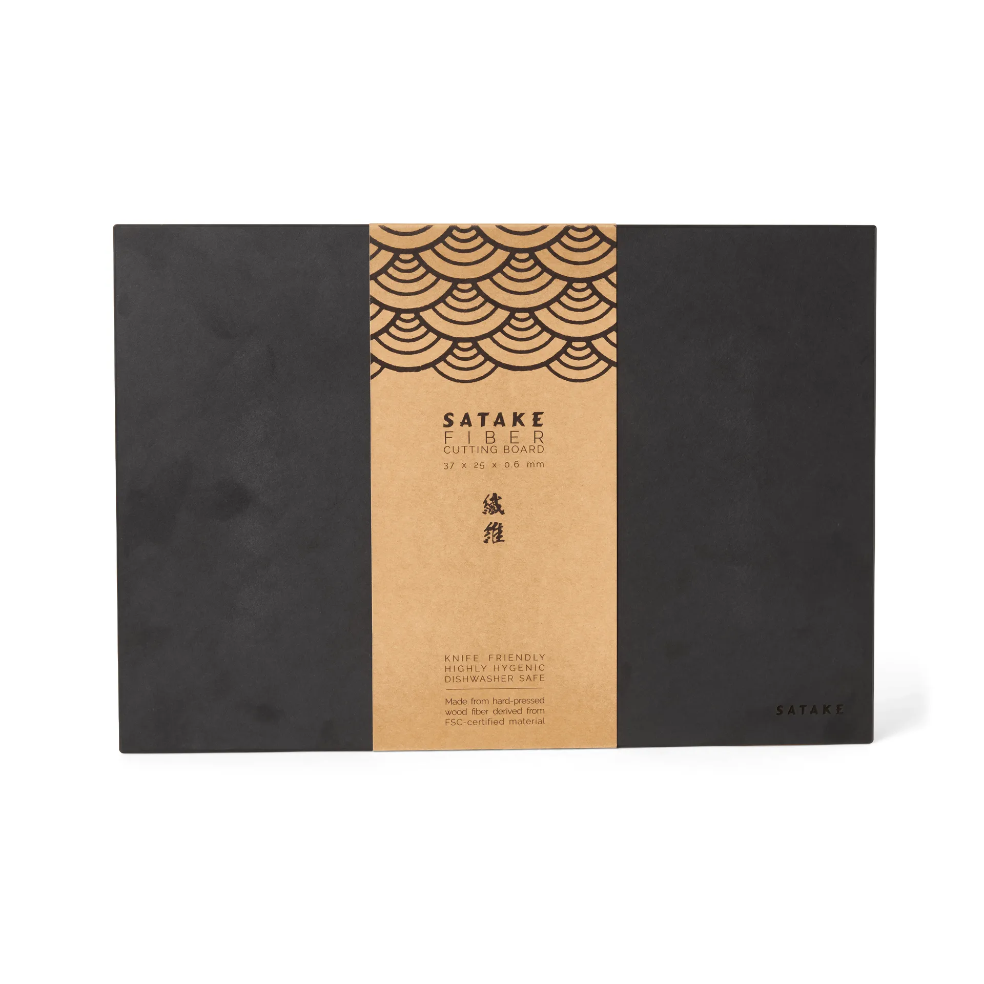 Satake Schneidebrett Holz und Papier, 37x25,5x0,6 cm Satake