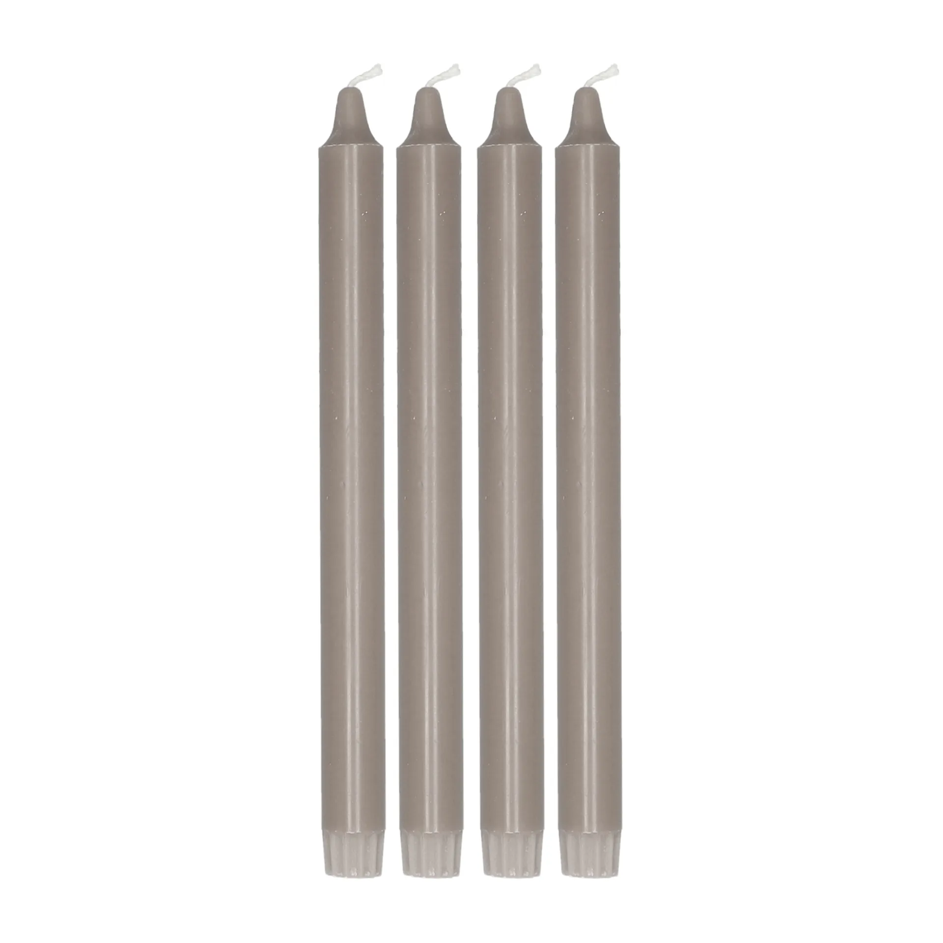 Ambiance Kerzen 4er-Pack 27 cm, Taupe Scandi Essentials