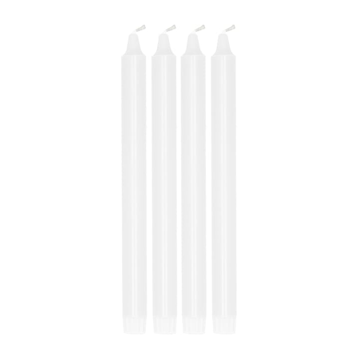 Ambiance Kerzen 4er-Pack 27 cm, White Scandi Essentials